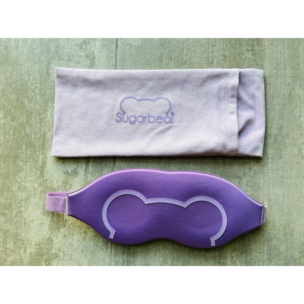 Sugarbear Luxury Sleep Mask 3D Contoured Cup Sleeping Blindfold Comfort w/ Pouch